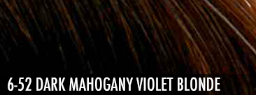 6-52 dark mahogany violet blonde
